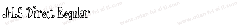ALS Direct Regular字体转换